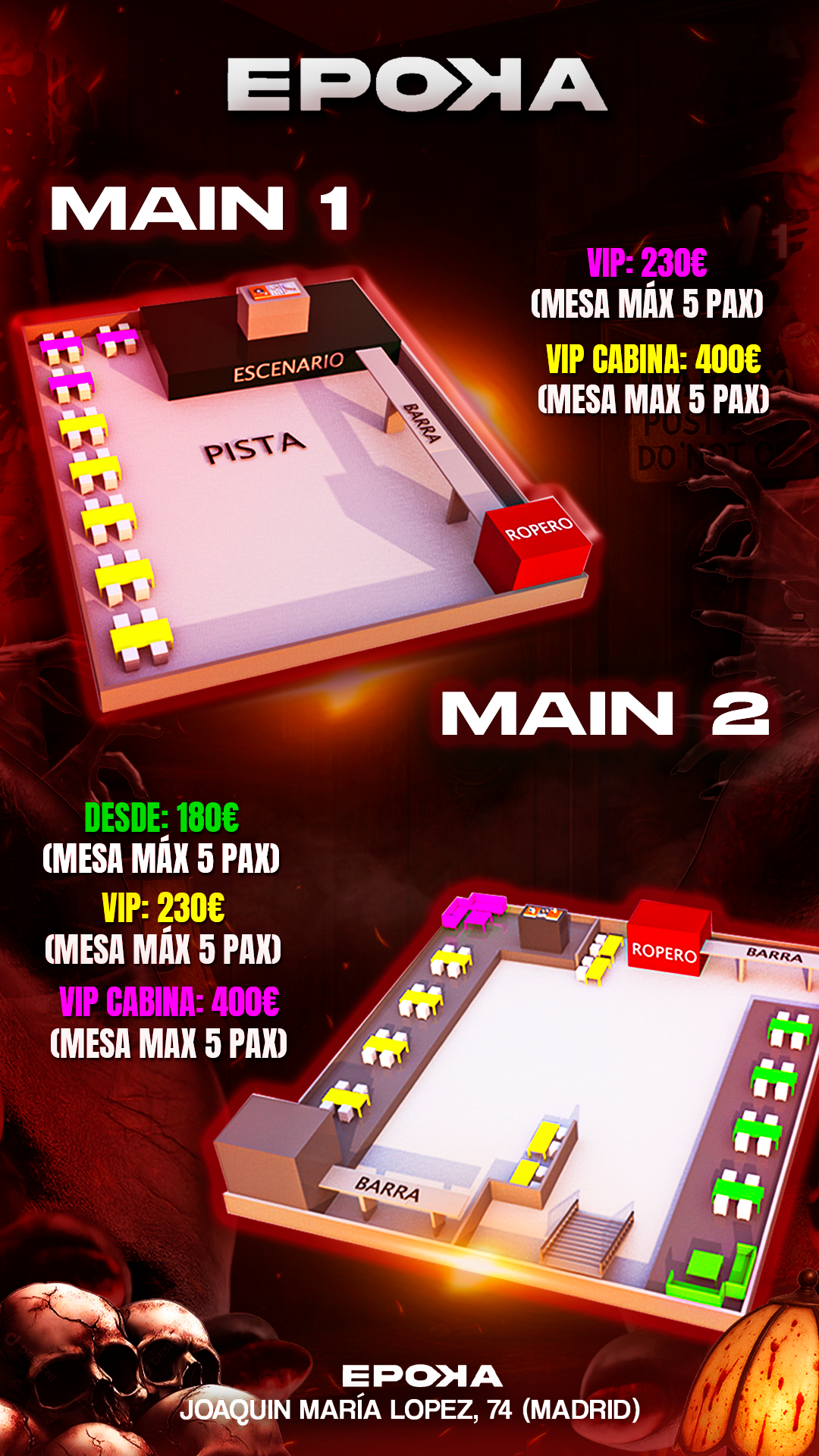 Imagen de plano de la organización: EPOKA THE CLUB