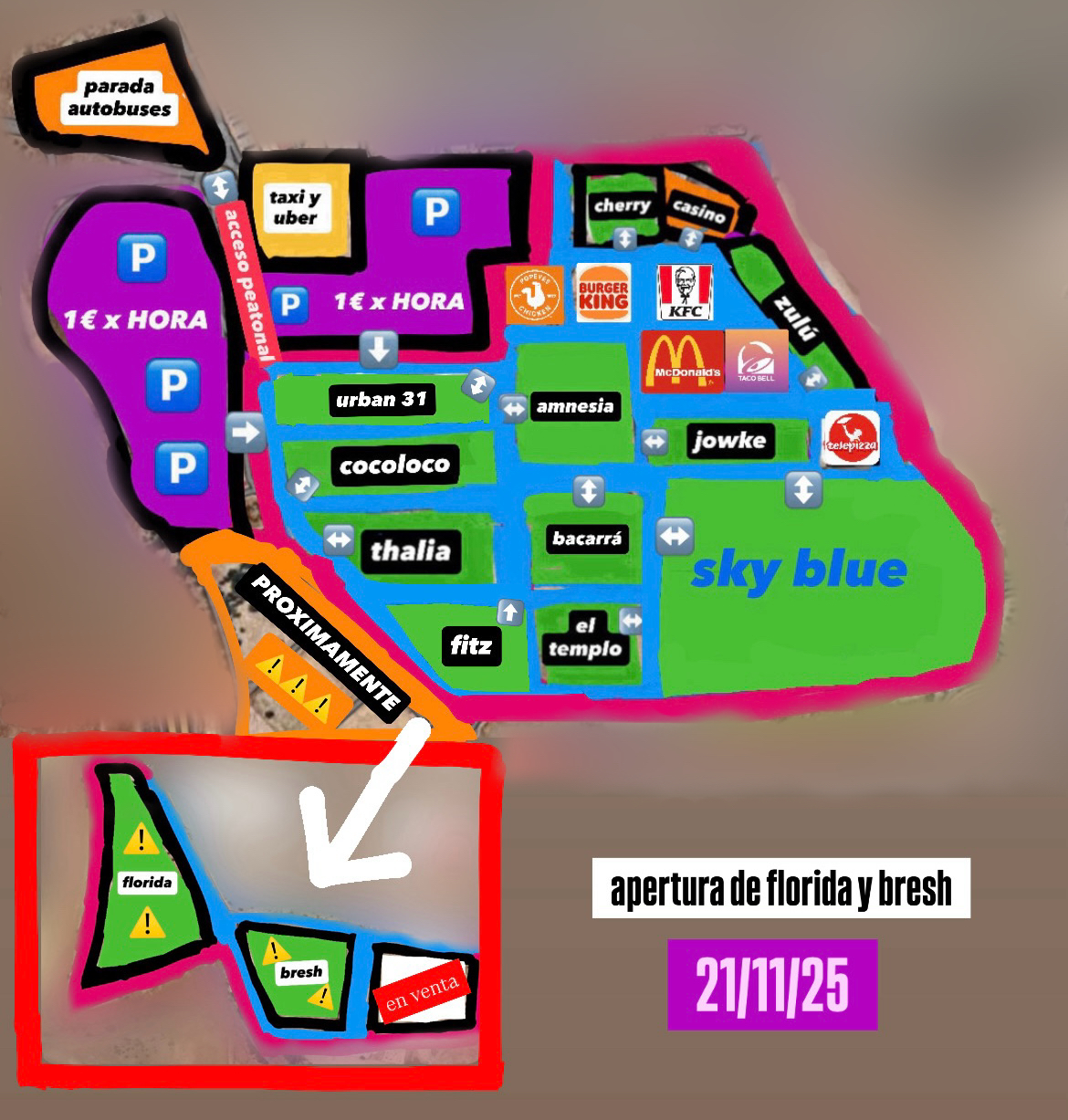 Mapa de mesas