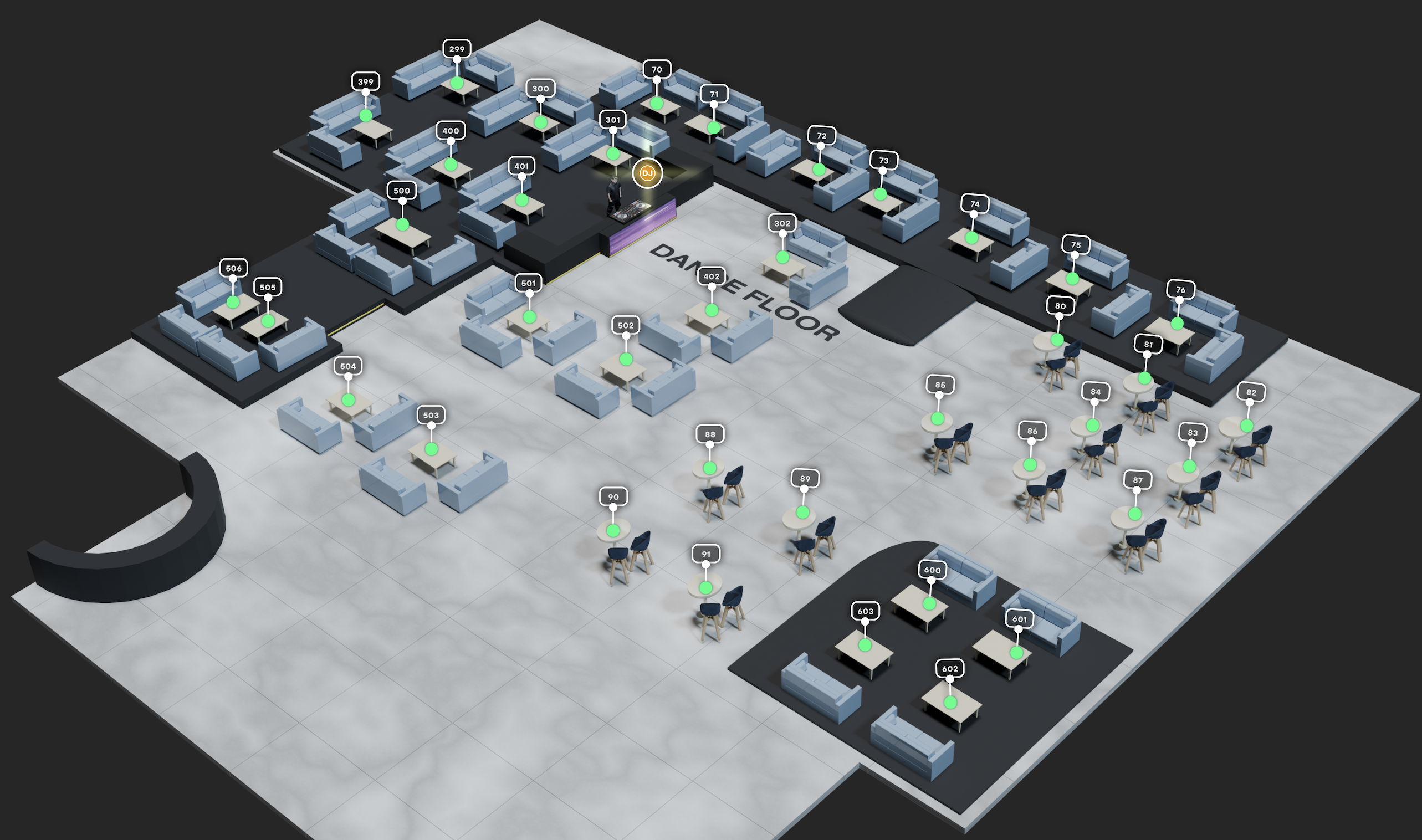 Imagen de plano de la organización: The Penthouse 