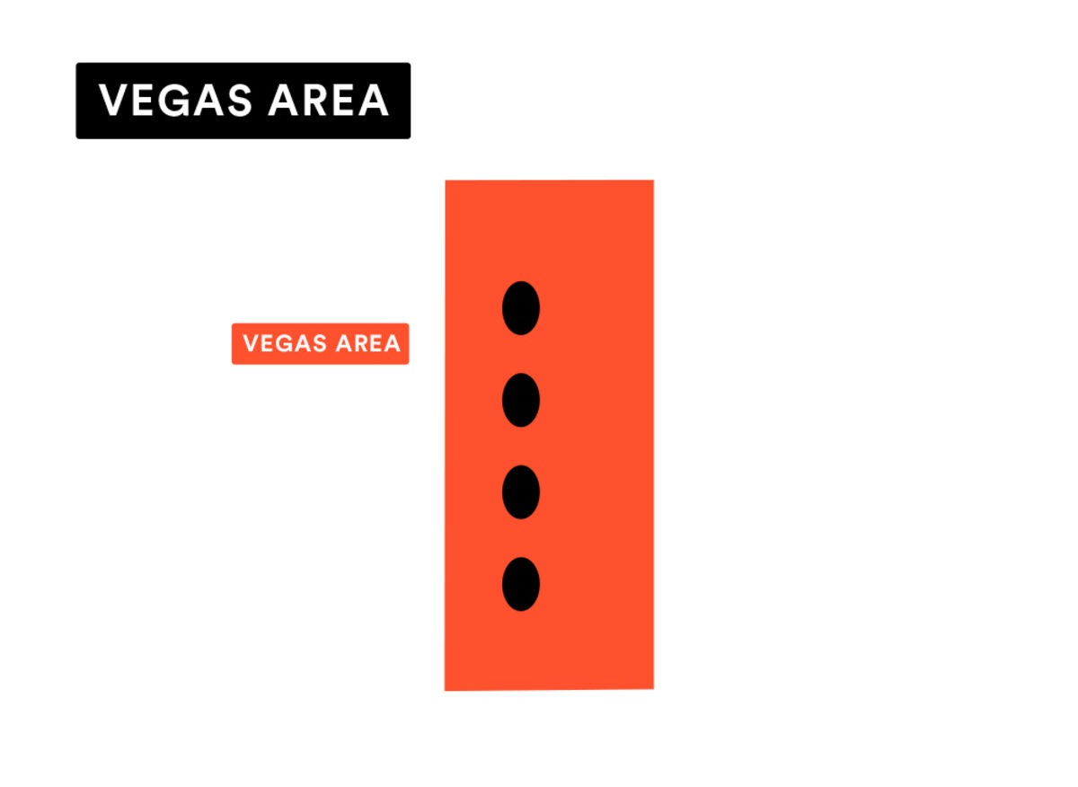 VEGAS AREA layout