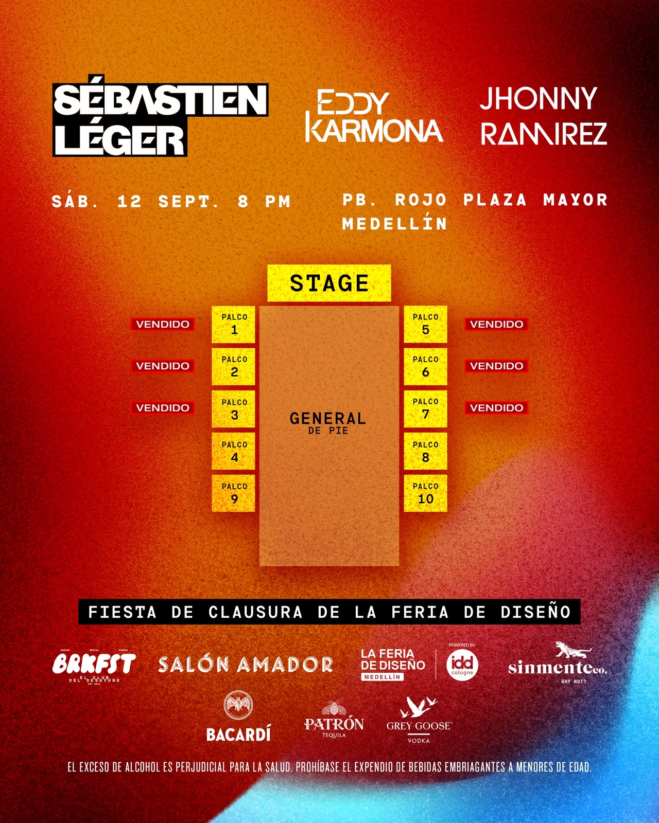Mapa de mesas