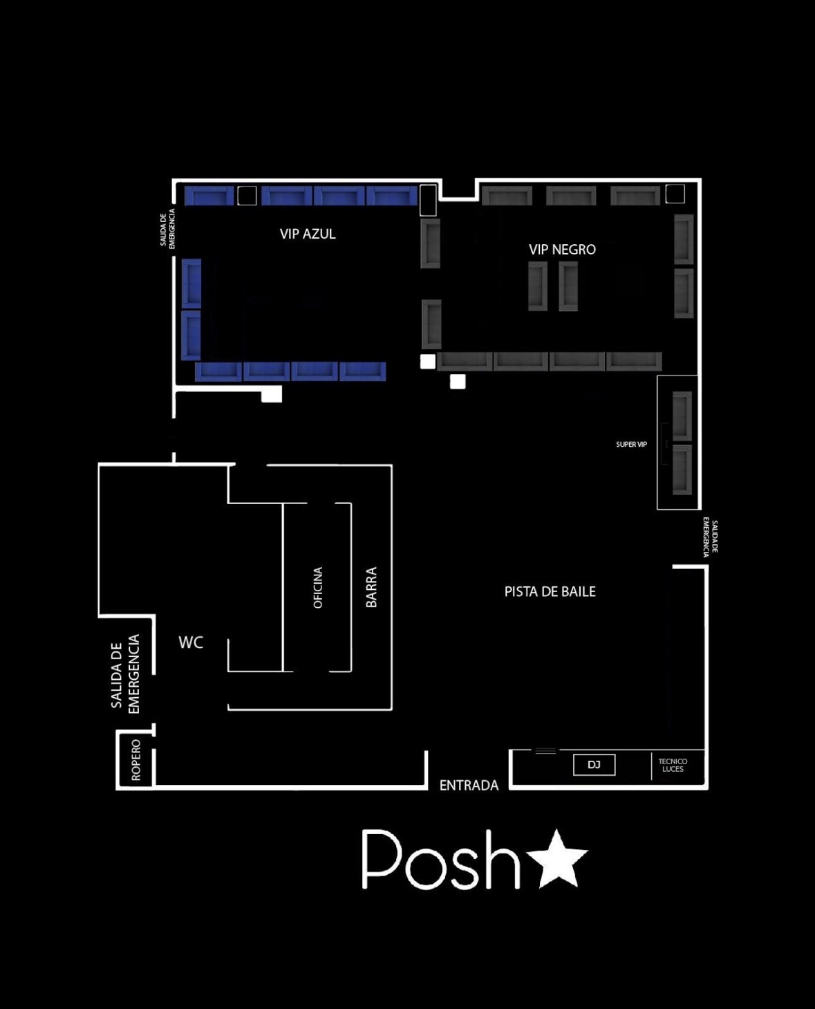 Mapa de mesas