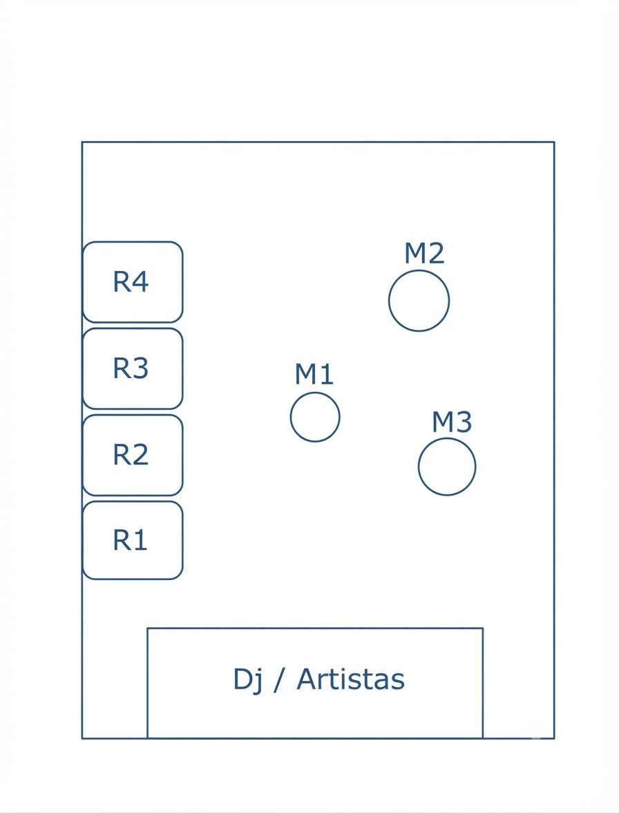 Mapa de mesas