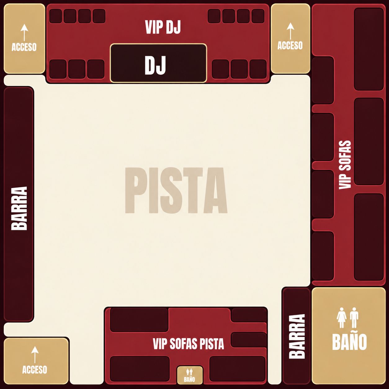 Mapa de mesas