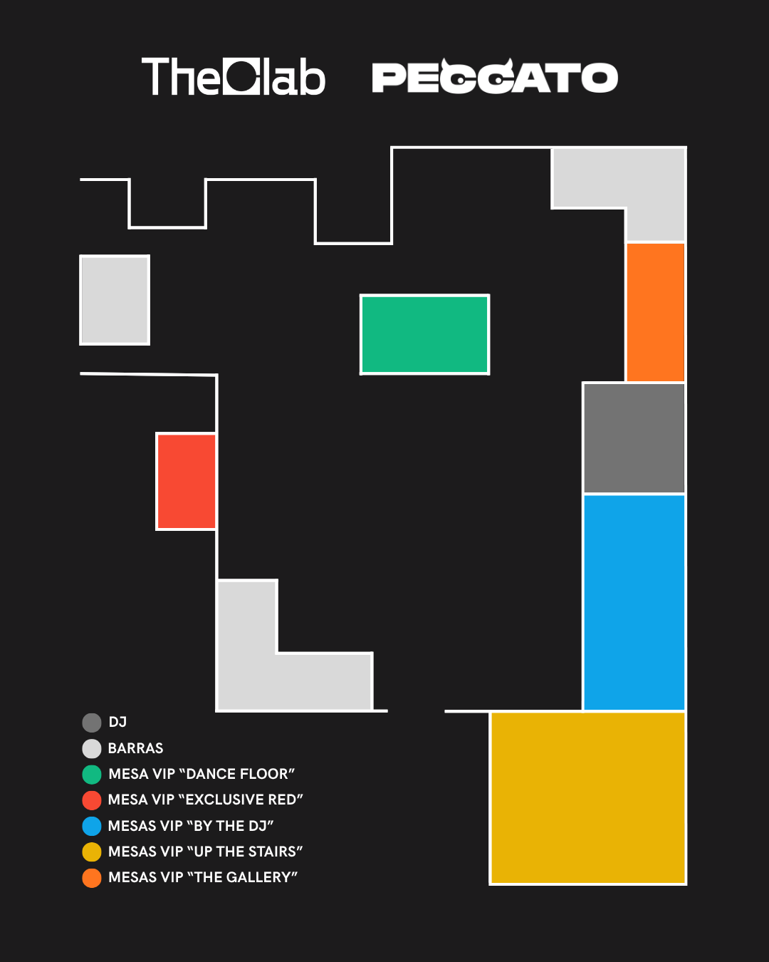 Mapa de mesas