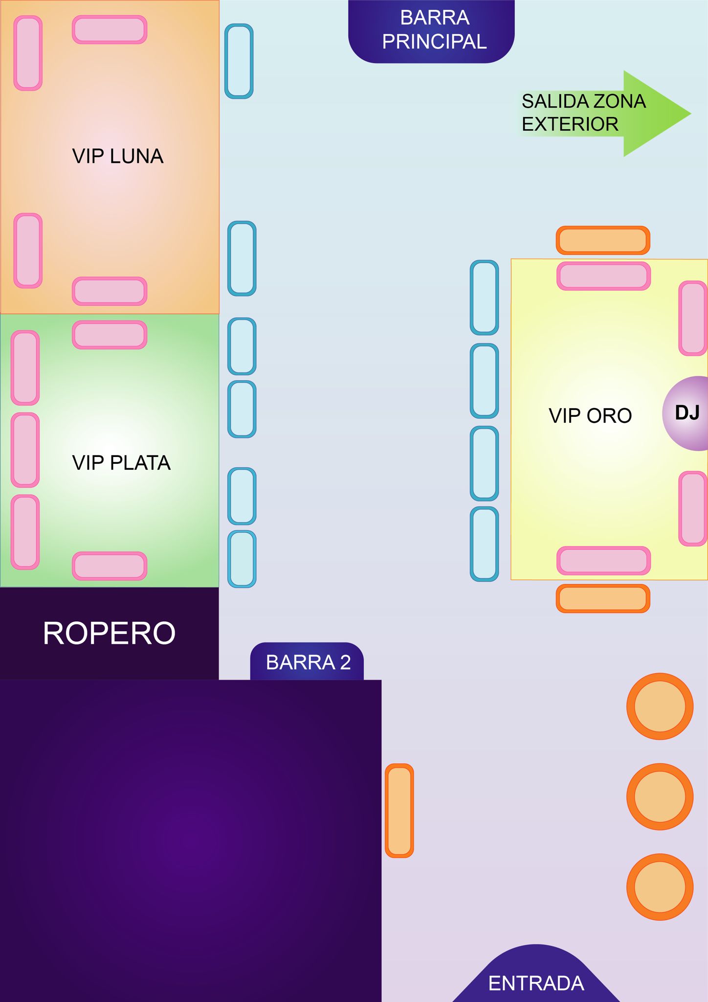 Mapa de mesas