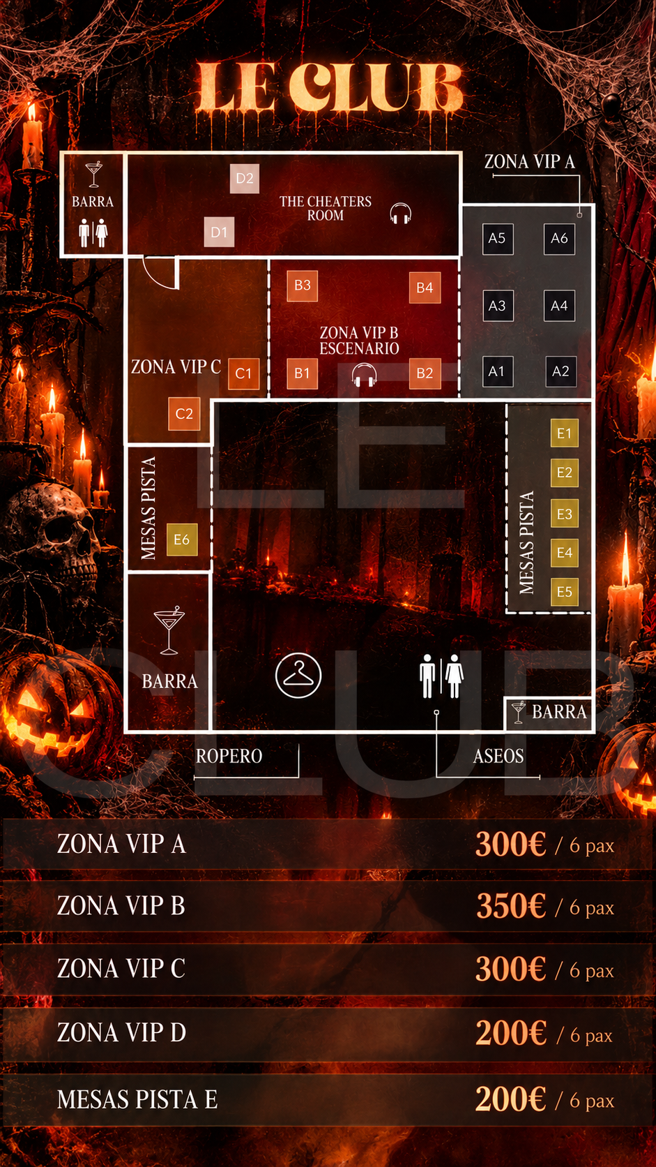 Entradas Halloween en LE CLUB SOMOSAGUAS (Pozuelo de Alarcón) | Fourvenues